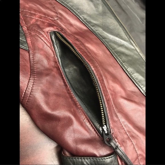 Members only  leather jacket bureaux/Black,NWT - Picture 5 of 8